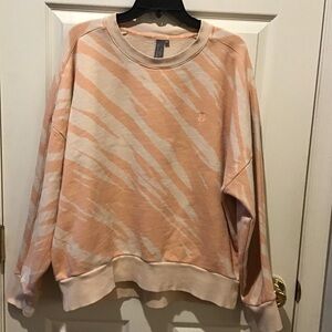 Sweaty Betty Tangerine Slouchy Oversized Sweatshirt WM SZ 16 XXL Organic Cotton